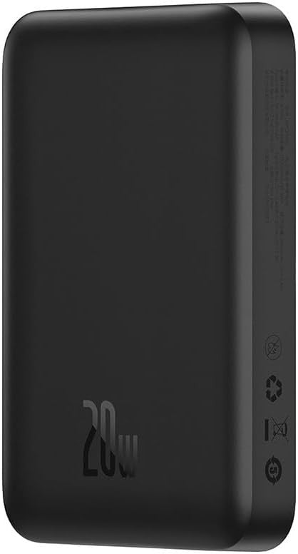 Išorinė baterija Power Bank Baseus Magnetic Mini Air 20W 10000mAh juoda P10059001113-00