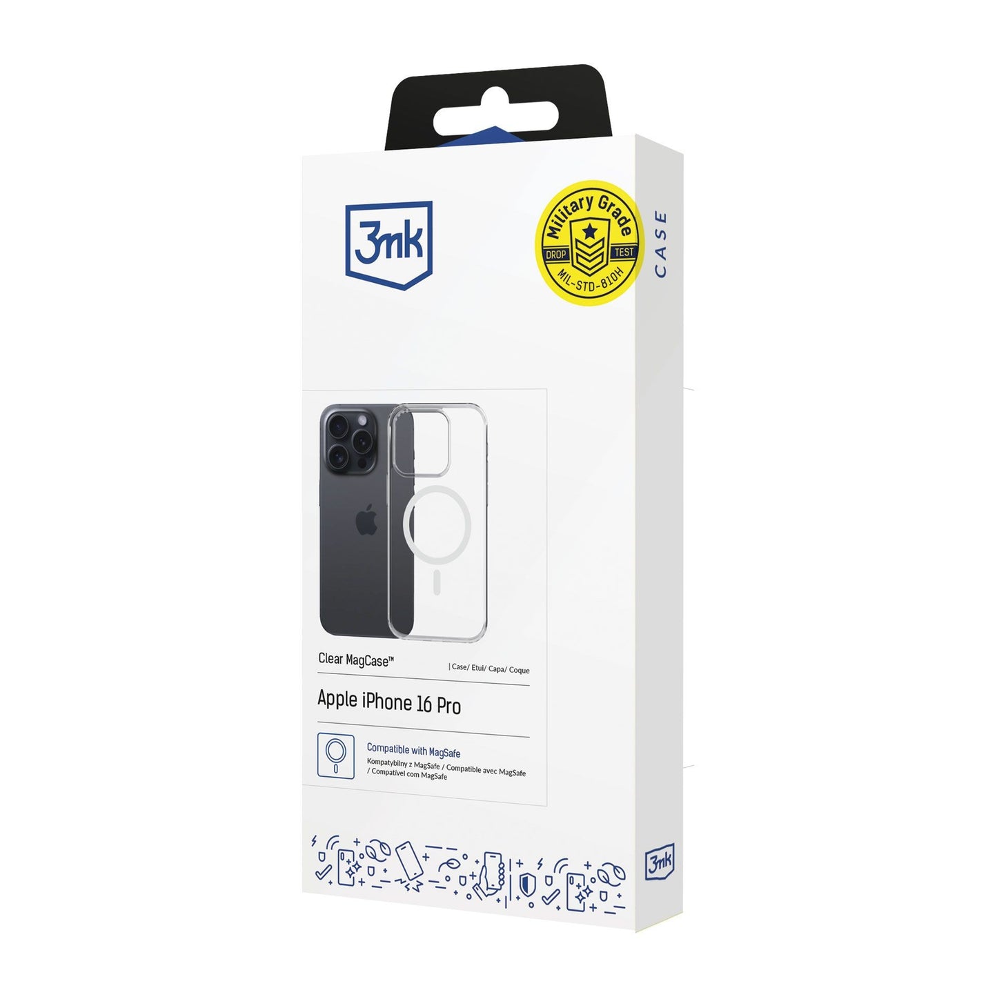 Dėklas 3mk Clear MagCase Apple iPhone 17 Pro Max