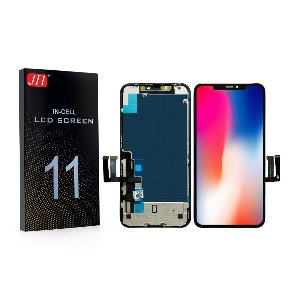 Ekranas Apple iPhone 11 su lietimui jautriu stikliuku JH INCELL Original Resolution (removable IC)