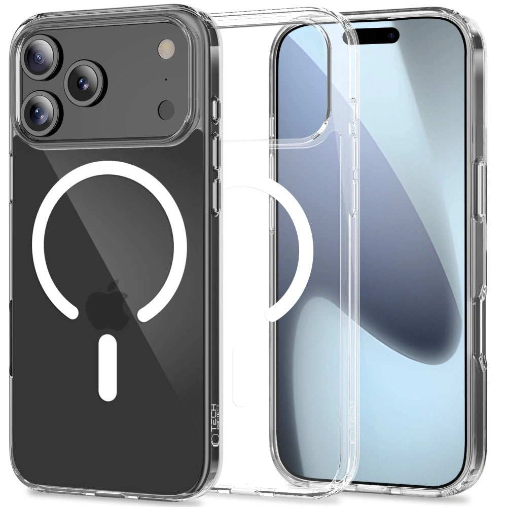 Dėklas Tech-Protect Flexair Hybrid MagSafe Apple iPhone 17 Pro skaidrus