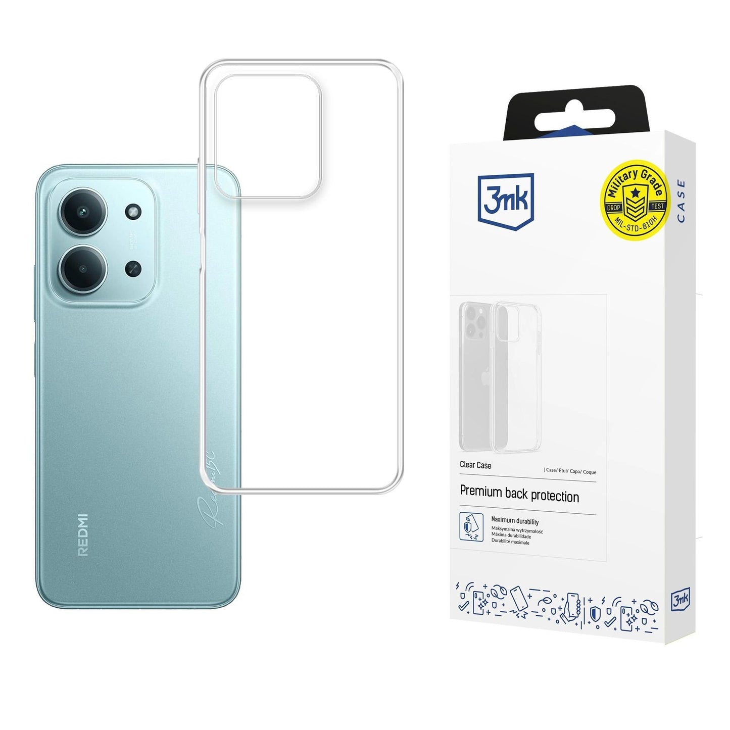 Dėklas 3mk Clear Case 1,2mm Xiaomi Redmi 15C 4G