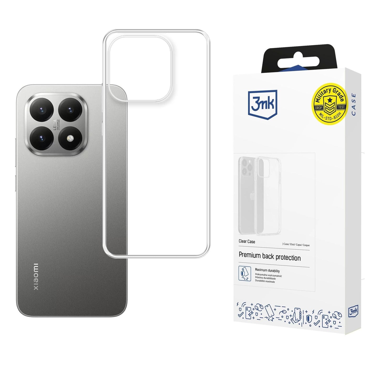 Dėklas 3mk Clear Case 1,2mm Xiaomi 15T