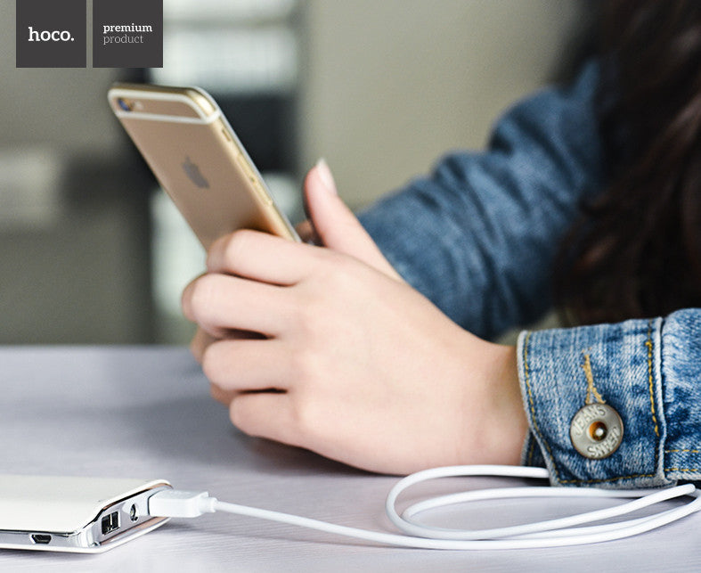 USB kabelis Hoco X1 microUSB 1.0m baltas