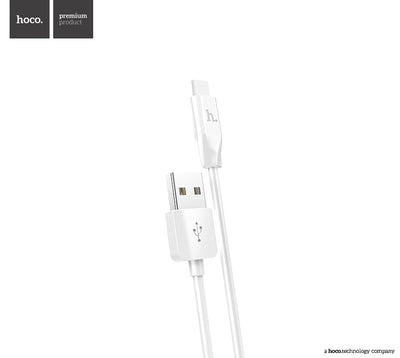 USB kabelis Hoco X1 Type-C 1.0m baltas
