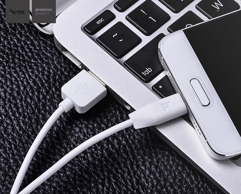 USB kabelis Hoco X1 Type-C 1.0m baltas