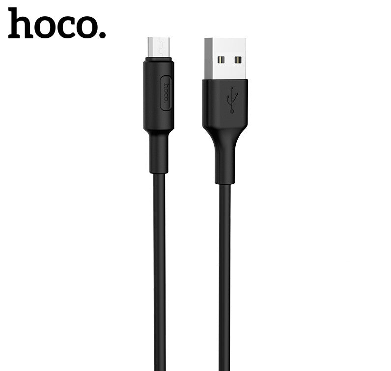 USB kabelis Hoco X25 microUSB 1.0m juodas