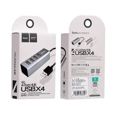 USB šakotuvas Hoco HB1 su 4 USB jungtimis