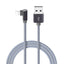 USB kabelis Borofone BX26 Lightning 1.0m metalinis pilkas