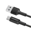 USB kabelis Borofone BX1 Type-C 1.0m juodas