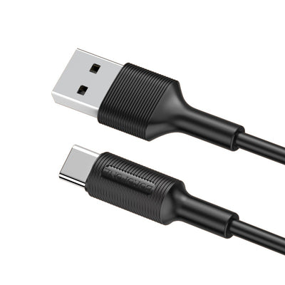 USB kabelis Borofone BX1 Type-C 1.0m juodas