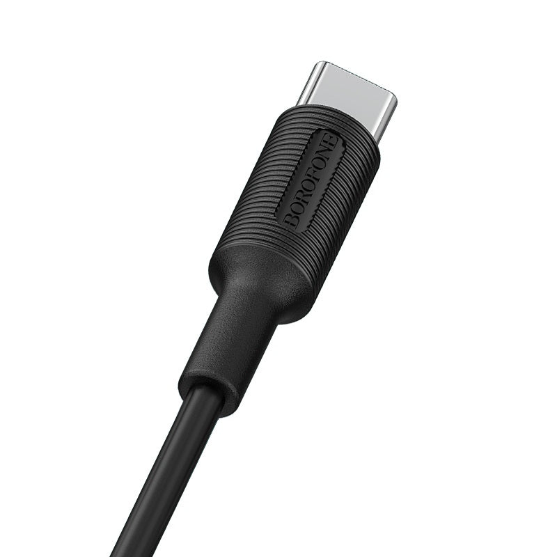 USB kabelis Borofone BX1 Type-C 1.0m juodas