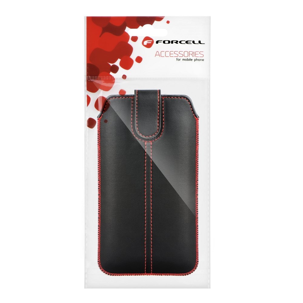 Dėklas Forcell Ultra Slim M4 iPhone X/XS/11 Pro/Samsung A40/S10e juodas