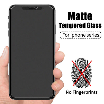 LCD apsauginis stikliukas Matte Apple iPhone 6/6S baltas