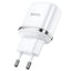 Įkroviklis Hoco N4 su dviem USB jungtimis (2.4A) baltas