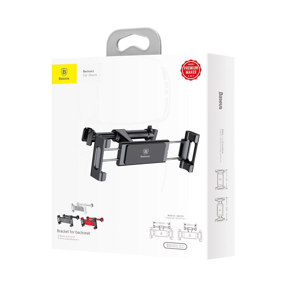 Automobilinis laikiklis ant sėdynės atlošo Baseus Back Seat Car Mount juodas SUHZ-01