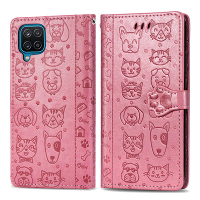 Dėklas Cat-Dog Samsung A125 A12 rožinis