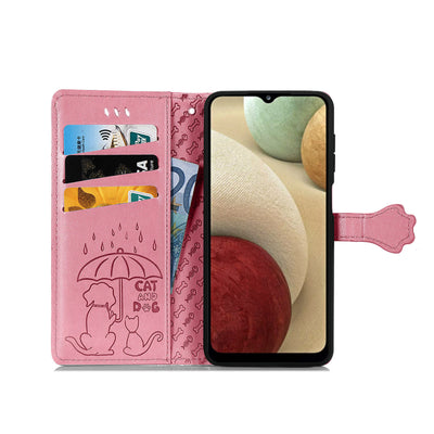 Dėklas Cat-Dog Samsung A515 A51 rožinis