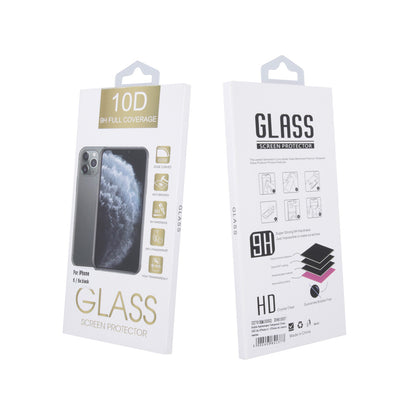LCD apsauginis stikliukas 10D Full Glue Apple iPhone XR/11 lenktas juodas