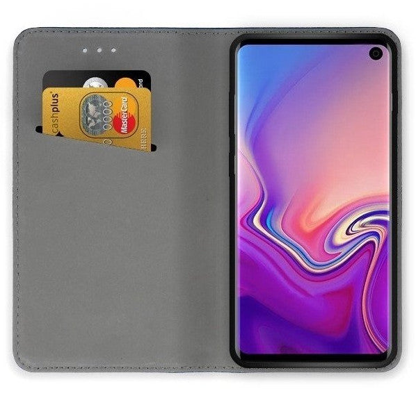 Dėklas Smart Magnet Xiaomi Redmi Note 9S/Note 9 Pro juodas