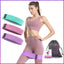 Pasipriešinimo gumų rinkinys FA004 violetinė-rožinė-žalia