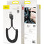 USB kabelis Fish Eye Spring Type-C 2.0A 1m juodas CATSR-01