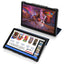 Dėklas Dux Ducis Domo Samsung X800/X806 Tab S8 Plus/T730/T736B Tab S7 FE 2021/T970/T976B TAB S7 Plus 12.4 tamsiai mėlynas