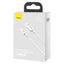 USB kabelis Baseus Superior iš USB į Type-C 66W 1.0m baltas CATYS-02