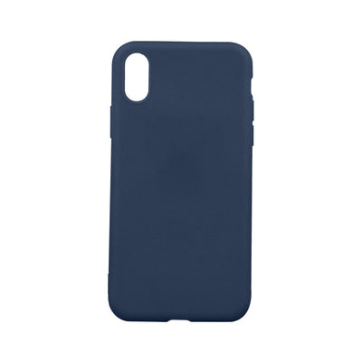 Dėklas Rubber TPU iPhone 5/5S/SE tamsiai mėlynas