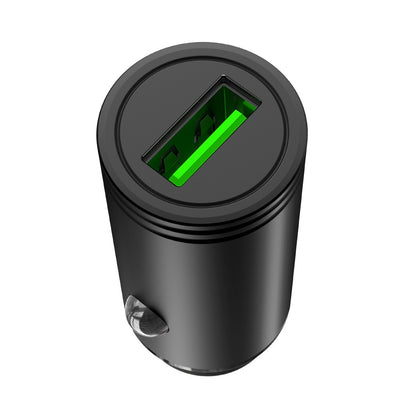 Automobilinis įkroviklis XO CC39 su USB jungtimi Quick Charge 3.0 18W juodas