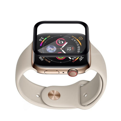 LCD apsauginis stikliukas 3D Full Glue Apple Watch 44mm juodas