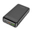 Išorinė baterija Power Bank Borofone BJ19A Type-C PD 20W+Quick Charge 3.0 20000mAh juoda