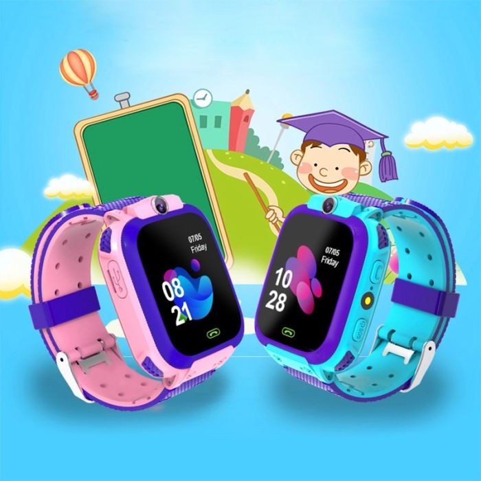 Išmanusis laikrodis vaikams Kids Watch SW02B mėlynas