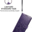 Dėklas Flower Book Samsung A536 A53 5G violetinis