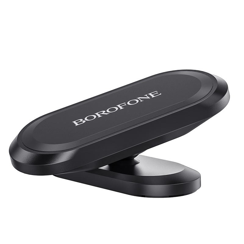 Automobilinis telefono laikiklis Borofone BH29 klijuojamas ant panelės, magnetinis, juodas