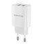 Įkroviklis Borofone BN2 2xUSB 2.1A, baltas