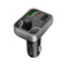 Transmiteris Borofone BC38 Flash Energy PD20W+QC3.0 Bluetooth MP3 grotuvas/FM bangų moduliatorius (laisvų rankų įranga,LCD,2xUSB,1xUSB Type-C) juodas