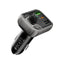 Transmiteris Borofone BC38 Flash Energy PD20W+QC3.0 Bluetooth MP3 grotuvas/FM bangų moduliatorius (laisvų rankų įranga,LCD,2xUSB,1xUSB Type-C) juodas