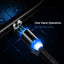 USB kabelis Magnetic Lightning magnetinis 1.0m baltas