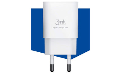 Įkroviklis 3mk HyperCharger 20W 1xUSB-C + 1xUSB-A PD/QC