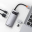 Adapteris Baseus Metal Gleam Series HUB 4in1, USB-C to USB 3.0 + USB 2.0 + HDMI + USB-C PD CAHUB-CY0G