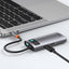 Adapteris Baseus Metal Gleam Series HUB 4in1, USB-C to USB 3.0 + USB 2.0 + HDMI + USB-C PD CAHUB-CY0G