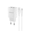 Įkroviklis Borofone BN2 2xUSB 2.1A + USB Type-C, baltas