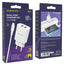 Įkroviklis Borofone BN2 2xUSB 2.1A + USB Type-C, baltas
