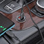Automobilinis įkroviklis Borofone BZ18A USB-A/Type-C PD20W+QC3.0 juodas