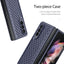 Dėklas Dux Ducis Venice Samsung F926 Z Fold3 5G mėlynas