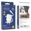 Įkroviklis Borofone BN5 QC 3.0 18W + microUSB, baltas