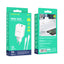 Įkroviklis Borofone BN7 Type-C 20W/USB-A 18W PD20W+QC3.0 + Type-C baltas