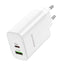 Įkroviklis Borofone BN10 Type-C 65W/USB-A 22.5W baltas