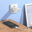 Įkroviklis Borofone BN10 Type-C 65W/USB-A 22.5W baltas