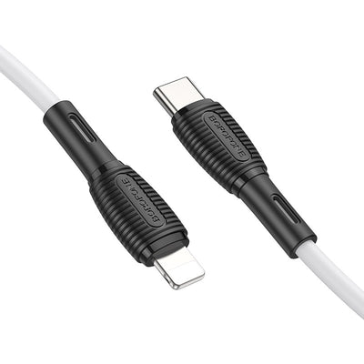 USB kabelis Borofone BX86 Advantage PD Type-C į Lightning 1.0m baltas